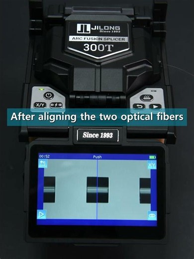 How does fiber fusion splicing work under the microscope?