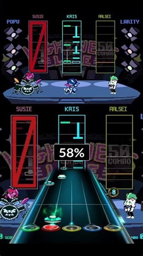 "Raise Up Your Bat" From Deltarune Played On Clone Hero (Part 2) #gaming #deltarune #undertale