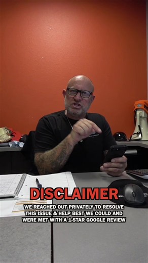 We just received the worst google review in our company’s history #onlyatberts