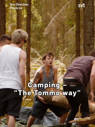 One Direction tältar i Sverige ⛺❤️ One Direction: This is Us / SVT Play #onedirectionthisisus #svtplay #onedirection #tälta #campa