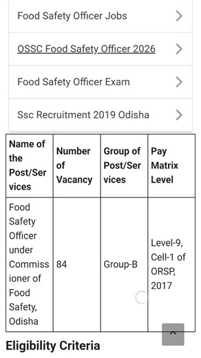 OSSC Vacancy 2026