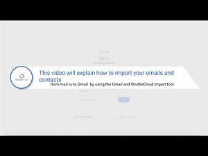 How to migrate your email from MAIL.RU to GMAIL