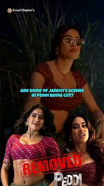 Are Really Removing Janhvi Kapoor Scenes From Peddi #janhvikapoor #peddi