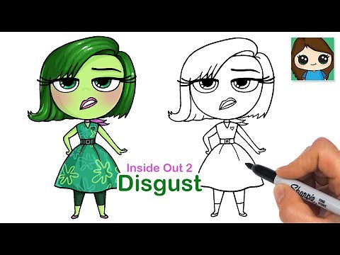 How to Draw Disgust | Inside Out 2 (New)