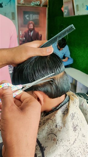 1.4M views · 5.8K reactions | Baby Girl Mid fade with Scissor Cut top Hair Cutting Tutorial | Indian Hair Style | Facebook