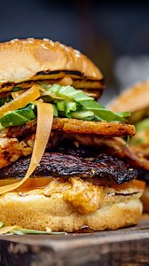 10K views · 108 reactions | Kimchi + burger = HEAVEN! Take this as a...