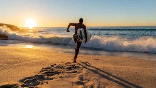 Australian man fined Rs 13,000 for surfing with pet python around his neck