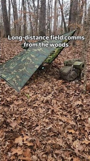 Talking across states from the woods with a wire antenna and HF radio. #OffGridComms #emcomm