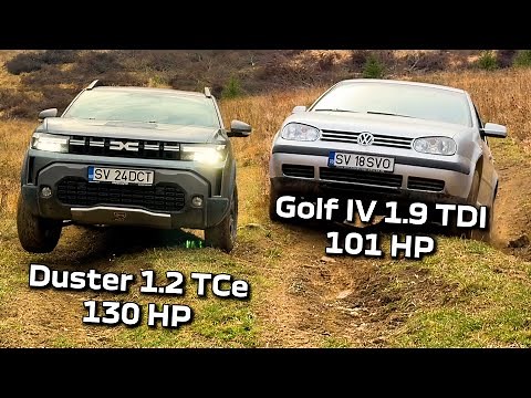 Dacia Duster 4x4 vs Volkswagen Golf IV 4Motion Offroad Test