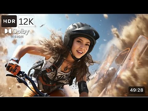 People are awesome | Sports Extreme 12k UHD HDR TV with fun facts in captions