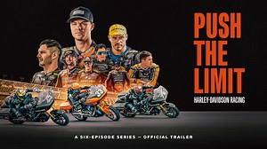 The first episode of "Push the Limit" Season 2 drops Monday, April 8th at 7pm CT on the H-D YouTube channel. ​ Revisit the action-packed 2023 season and join Harley-Davidson factory racers Kyle and Travis Wyman as they fight to regain the championship title in the MotoAmerica Mission King of the Baggers race series. With familiar rivals and new competitors vying for the number one plate, the Wyman brothers and their race-prepared Road Glides have their work cut out for them in their bid for the 