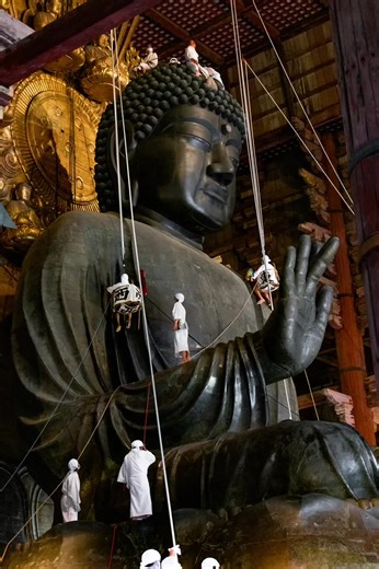 Inside One of the World’s Biggest Wooden Buildings #temple #ancientarchitecture #nara #historical #travel