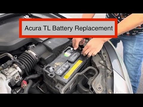 How to Replace a dead battery on 2009-2014 Acura TL DIY step by step, First time replacing battery?