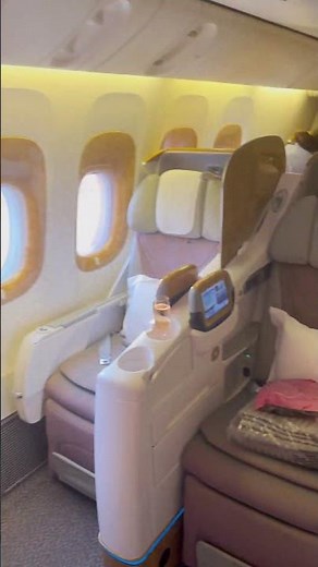 Emirates first class vs business class #emirates