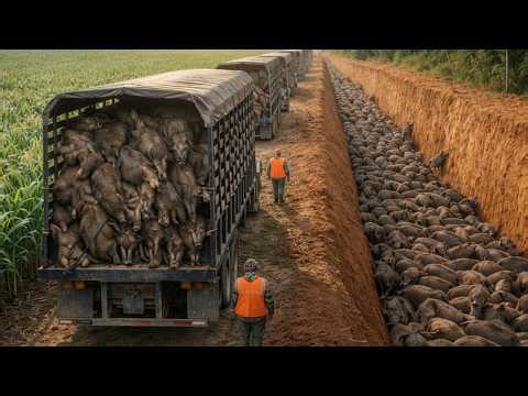 How Farmers Are Stopping a Massive Wild Boar Invasion With a Genius Trap