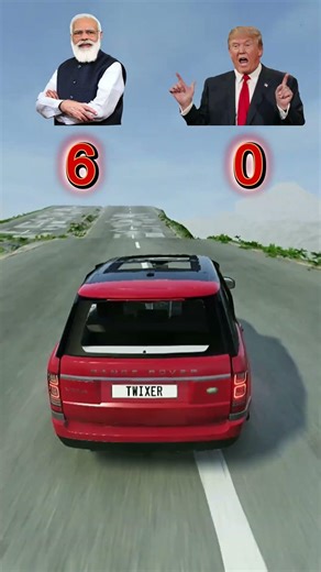 Narendra Modi vs Donald Trump Car Crash Test #usa #india #pmmodi #trump #bmw #audi #beamng #crash