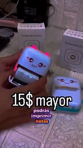 ¡Mini Impresora Térmica Inalámbrica a un Precio Increíble! ¿Necesitas imprimir recibos, etiquetas o tickets de manera rápida y sencilla? Presentamos nuestra mini impresora térmica inalámbrica, perfecta para tus negocios o uso personal. Características: - Tecnología inalámbrica Bluetooth - Impresión térmica de alta calidad - Tamaño compacto y portátil - Batería recargable incorporada Precios: - Unidad: $20 - Al por mayor (más de 5 unidad): $15 Esta mini impresora es ideal para: - Comercios y nego