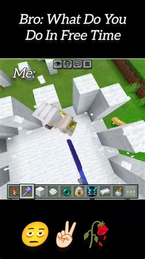 What I Do In Free Time #minecraft #music #freetime #shorts