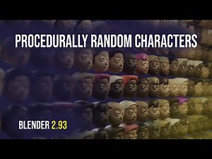 How To Procedurally Randomize Background Characters (Blender 2.93)
