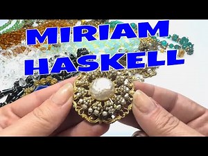 Beautiful Vintage Miriam Haskell Vintage Jewelry From The 1940s - 1970's