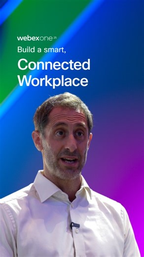 Direct from the expo show floor at #WebexOne, Tom Richards explains how we’re helping customers scale and support employees in the workplace in a cost-effective way. AI allows all of these pieces to interact and build a smart, connected workplace with AVoIP collaboration. To learn more visit https://cs.co/6183AiqOf | Webex