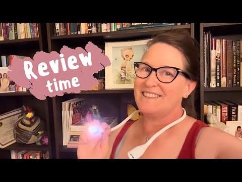 Unboxing the Lumos Knitting Light & Honest Review while testing it out on my Mitered Square Blanket