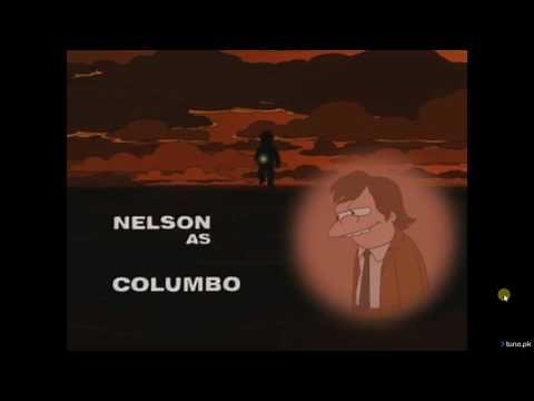 the NBC movie mystery theme done by the Simpsons