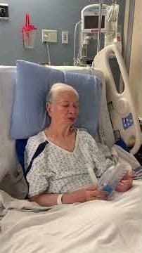 My 89 years old mom using incentive spirometer the very first time after a small stroke on Dec 16