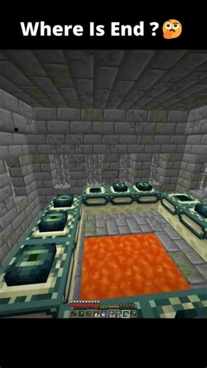 End is Missing 😱 #minecraft #shorts
