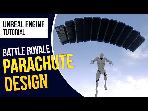 UE4 Making a Parachute of Battle Royale l Unreal Engine 4.26 (Tutorial)