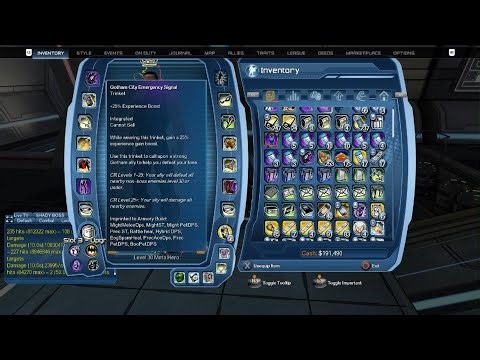 DCUO Electricity Hybrid DPS 2026 Loadouts (Iconics & Without Iconics)