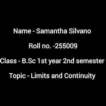 Maths presentation (Differential Calculus)