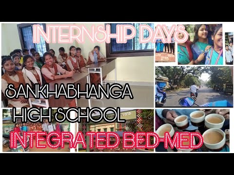 "Internship days: learning, teaching, and growing every moment in B.Ed–M.Ed journey."