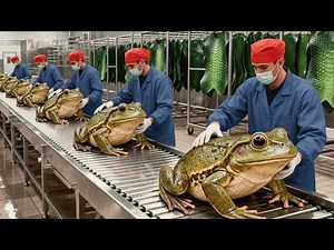 Inside the Frog Leather Factory | Shocking Production Secrets Revealed