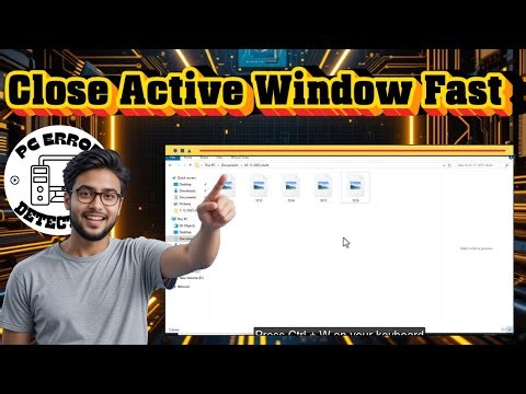 How To Close Active Window In File Explorer In Windows 10 | Quick Shortcut (2025)
