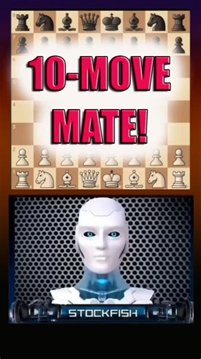 Brutal CHECK MATE in the Ponziani Opening! #chess #shorts