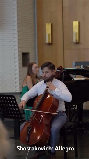 #classicalmusic #cello #piano Shostakovich: Allegro; Cello sonata in d-minir