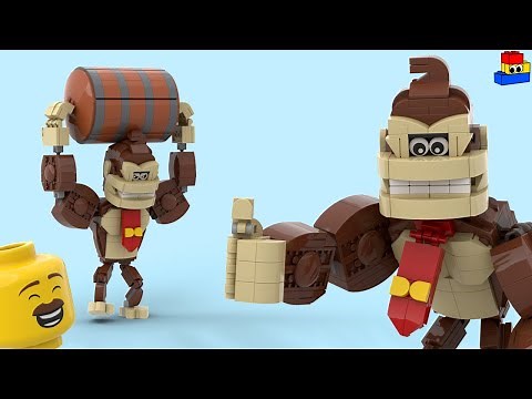 I made a LEGO Donkey Kong