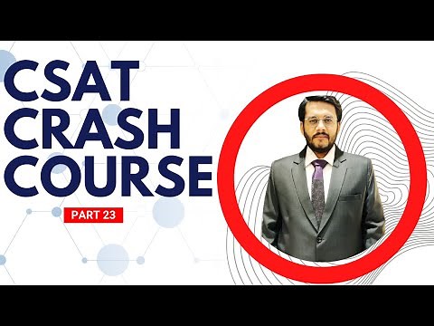 CSAT Crash Course - UPSC Prelims 2024 - Time, Speed, Distance - Part 23 | By Mudit Gupta