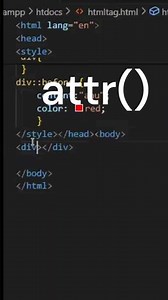 What is CSS attr() Function? #html #css #javascript #interviewtips #shortvideo