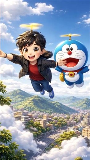Doraemon ka Bamboo Copter 😍✈️ | Main hawa me ud gaya
