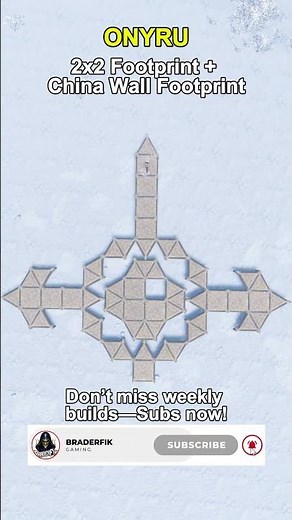 Rust 2×2 Base + Chinawall Footprint | Rust #shorts