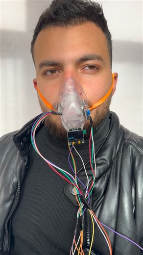 ‎Eng.Moustafa Huda|صانع محتوى علمي‎ on Instagram‎: "مشروع تحليل الغازات الخارجة من الفم والأنف #biomedical #engineering #electronics #arduino 🤍"‎