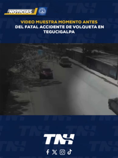🔴 | Cámaras captan segundos previos al fatal accidente en Villa Nueva Cámaras del Sistema Nacional de Emergencias 911 Honduras registraron los momentos previos al trágico accidente ocurrido en la colonia Villa Nueva de Tegucigalpa, donde una volqueta impactó varios vehículos y estructuras, dejando al menos nueve personas fallecidas y varios heridos. Equipos de rescate, Bomberos, Cruz Roja, Policía Nacional y otras instituciones continúan trabajando en la zona para atender la emergencia y esclar