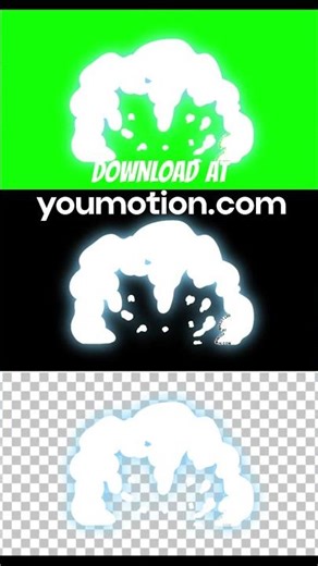 From Puff to Cloud: 2D FX Smoke Evolution! #shorts