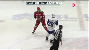 EIHL fight - Cardiff Devils vs Glasgow Clan Mark Louis vs Dyson Stevenson Thanks to the Cardiff Devils / Viaplay Sports | Hockey Fights UK