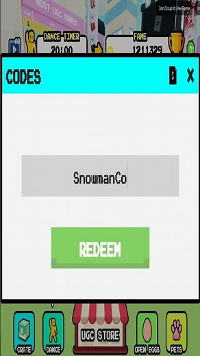 *NEW* CODES IN DANCE FOR UGC ROBLOX - Dance for UGC Codes!