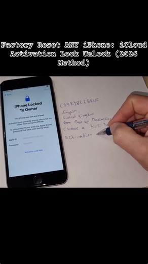 Unlock iCloud Activation Lock on Any iPhone Worldwide