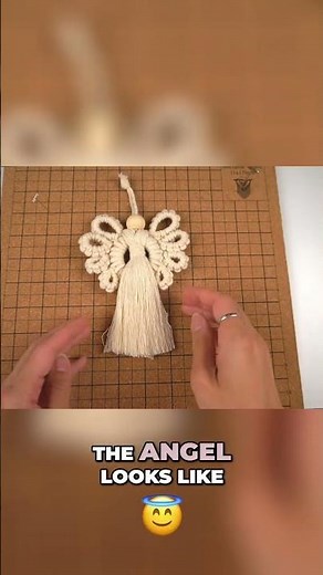 Macrame Angel Reveal: Watch the Transformation!