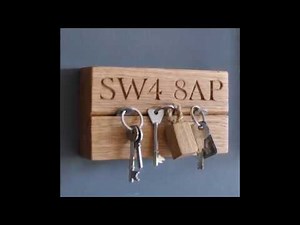 59 creatives and fun DIY ideas for wooden key holders for wall